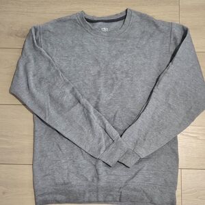 Athletic Works Men's Heather Gray Crewneck Sweater